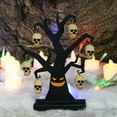 thumbnail image 6 of Halloween Skeleton Tree Decoration with Skull Ornaments, Metal Spooky Display Stand for Outdoor Yard Lawn Garden and Indoor Home Tabletop Halloween Decor, Haunted House Party Accessories, 6 of 7
