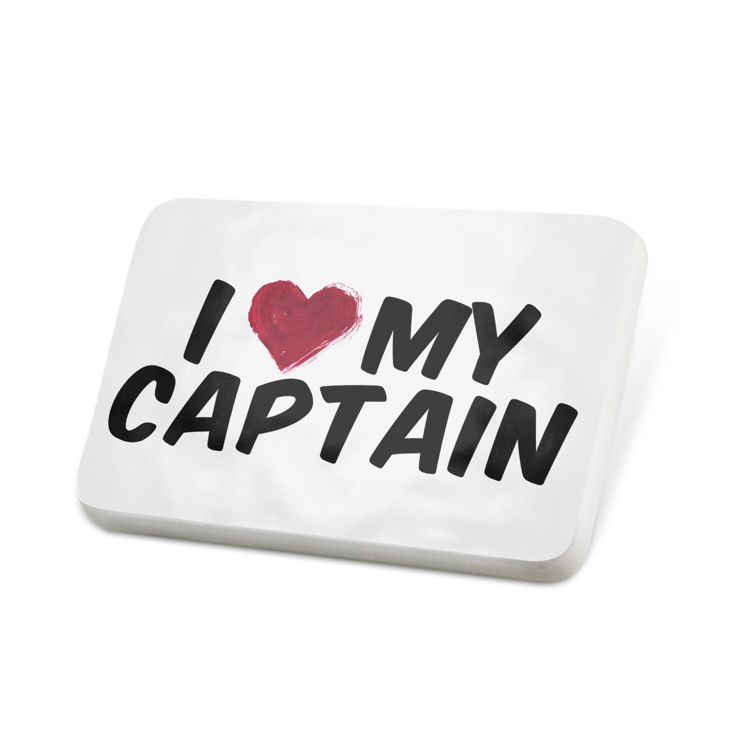 Porcelein Pin I heart love my Captain Lapel Badge – NEONBLOND