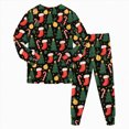 thumbnail image 5 of TOWED22 Girls Boys Christmas Pajamas Xmas Graphic Pjs Toddler 2 Piece Sleepwear Kids Holiday Clothes Set, 5 of 9