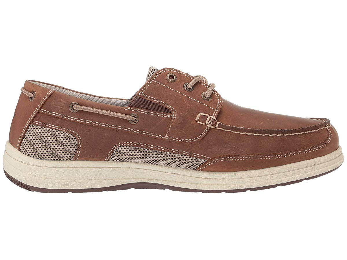 Dockers - Dockers Mens Beacon Leather Casual Classic Boat Shoe with NeverWet - Walmart.com