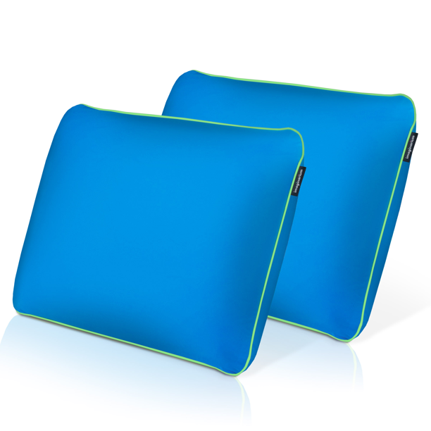 Memory Foam Fun Pillow With CoolToTheTouch Cover Cosmic Blue (2