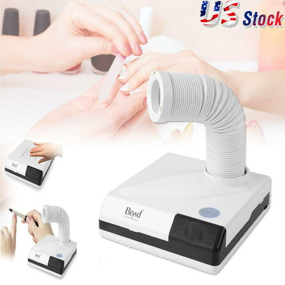 Nail Art Dust Remover Suction Collector Manicure Pedicure Vacuum Clean