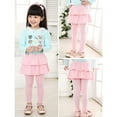 thumbnail image 4 of Lovebay Toddler Child Girls Leggings with Skirt Warm Kids Leggings Tutu Pants 2-10 Years, 4 of 6