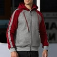 thumbnail image 2 of Vedolay Jacket for Men Long Sleeve Open Front with Pockets Grey,2XL, 2 of 5