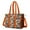 Pioneer Flower Floral-3, variant on Teacher Tote Bag,Pioneer Flower Floral Print Pattern Teacher Utility Tote Bag,Large Work Tote Bags for Women with Multiple Pockets,Top Zipper Closure,13.8x10.6x6.7 Inch