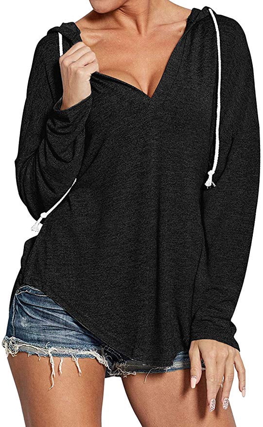 deep v sweatshirt