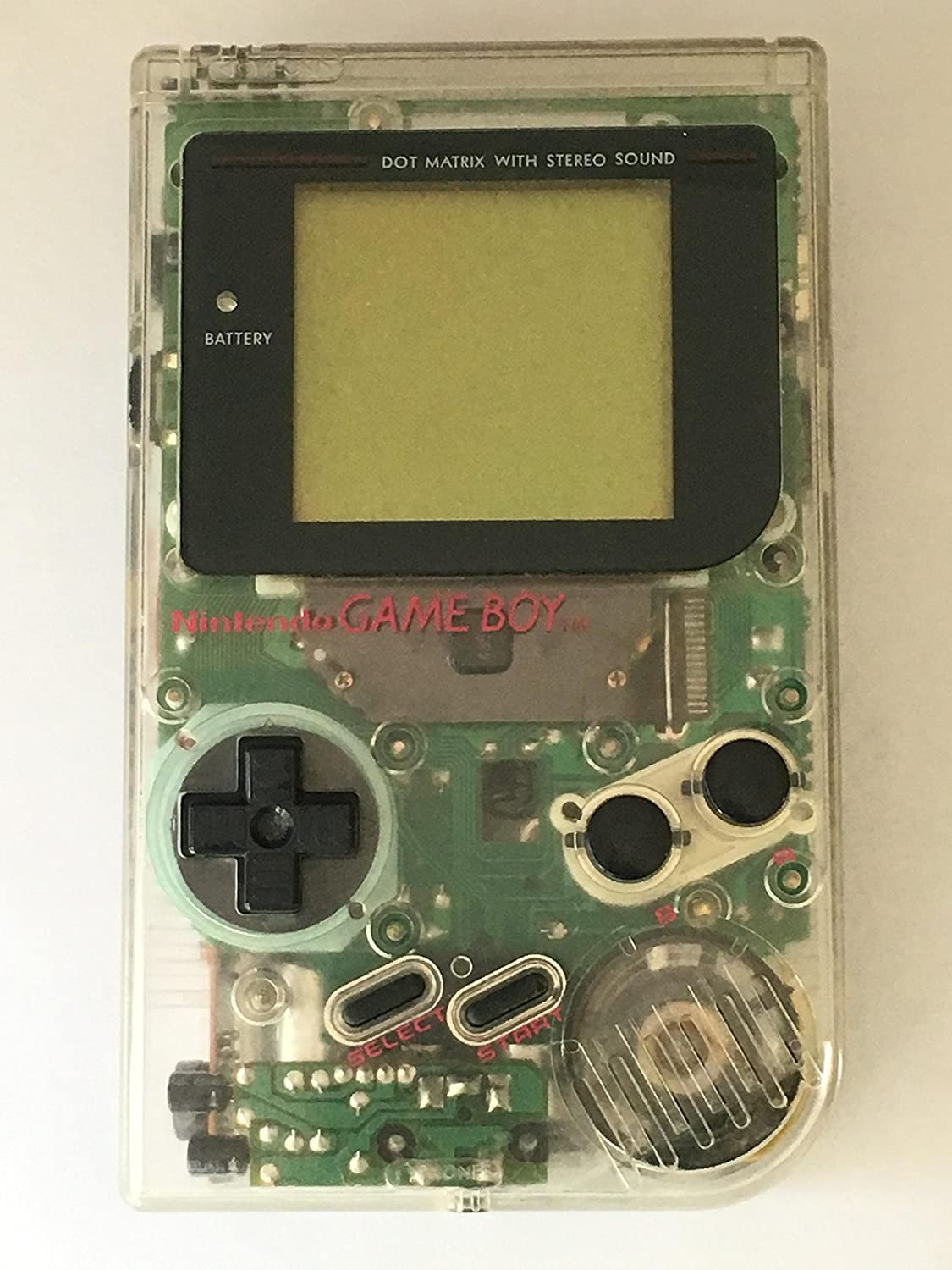 Original Play it Loud Gameboy Game Boy Console (Clear) - Walmart.com