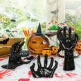thumbnail image 6 of TETOU Pack of 3 Wall Mounted Creepy Reaching Hands with Lighted Candles, Life-Sized Horror Hands for Gothic Wall Decorations, Scary Halloween Indoor Outdoor Decor, 6 of 9