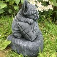 thumbnail image 4 of Cateissary Estatua de Animal de resina para patio exterior, señal de saludo, escultura, adorno, decoración para sala de estar, despedida de soltera, Jardín y Patio Cateissary HA009925-00B, 4 of 6