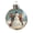 F, variant on Vintage Christmas Ball Ornament, Old Fashioned Xmas Scene Printed Round Bauble Hanging Decorative Ornament for Tree Decor