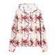 thumbnail image 5 of Puntoco Chaqueta Con Capucha Y Manga Larga Con Cremallera Y Estampado Navideño Informal Para Mujer, 5 of 6