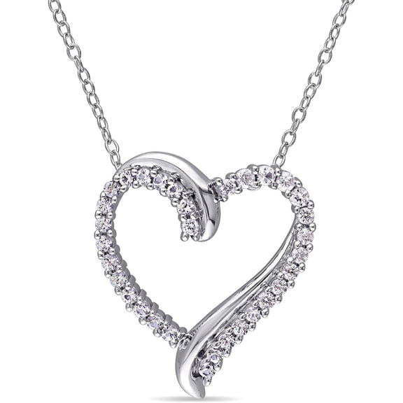 Everly Women's Created Sapphire Sterling Silver Necklace