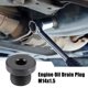 thumbnail image 2 of Ofertas Únicas 4 Pcs M14x1.5 Tornillo de tapón de drenaje de aceite de motor de acero para Audi A4 A6 S8 S6 S5 Q7 para Volkswagen Touareg Negro, 2 of 7