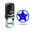 thumbnail image 1 of STAR Design Round Self Inking 20mm Kids Teacher Stamp Personalized Custom Shiny Rubber Stamp, 1 of 1