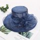 thumbnail image 2 of Sombrero de sol de gasa de red KAIYANG con flores de verano, sombrero de playa con protección solar, 2 of 3