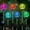 6-pack, variant on PETGLE Solar Globe Lights Outdoor 4 Pack Garden Stake Lights Waterproof Cracked Crystal LED Color Changing Solar Pathway Lighting Auto On/Off for Landscape Patio Yard Christmas Decoration