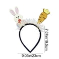 thumbnail image 3 of MORESEC Home Easter Themed Party Headband Bunny Chick Eyeglasses Frames Spring Holiday Hair Accessories for Homes Adults Photobooth Props, 3 of 6