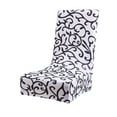 thumbnail image 1 of Xingzhi 5pieces Stylish And Stretchable Chair Cover For Office And Dining Room Chairs Suitable For Chair Size Polyester Bleached black hook, 1 of 6