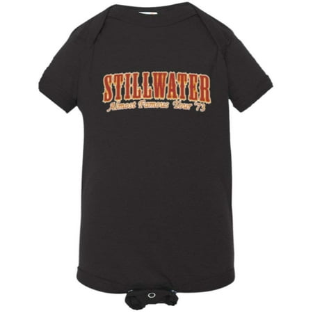 

PleaseMeTees™ Baby Stillwater Almost Famous Tour Name Logo HQ Jumpsuit