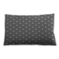 thumbnail image 1 of Ahgly Company Patterned Indoor Rectangular Carbon Gray Lumbar Throw Pillow, 13 inch by 19 inch, 1 of 5