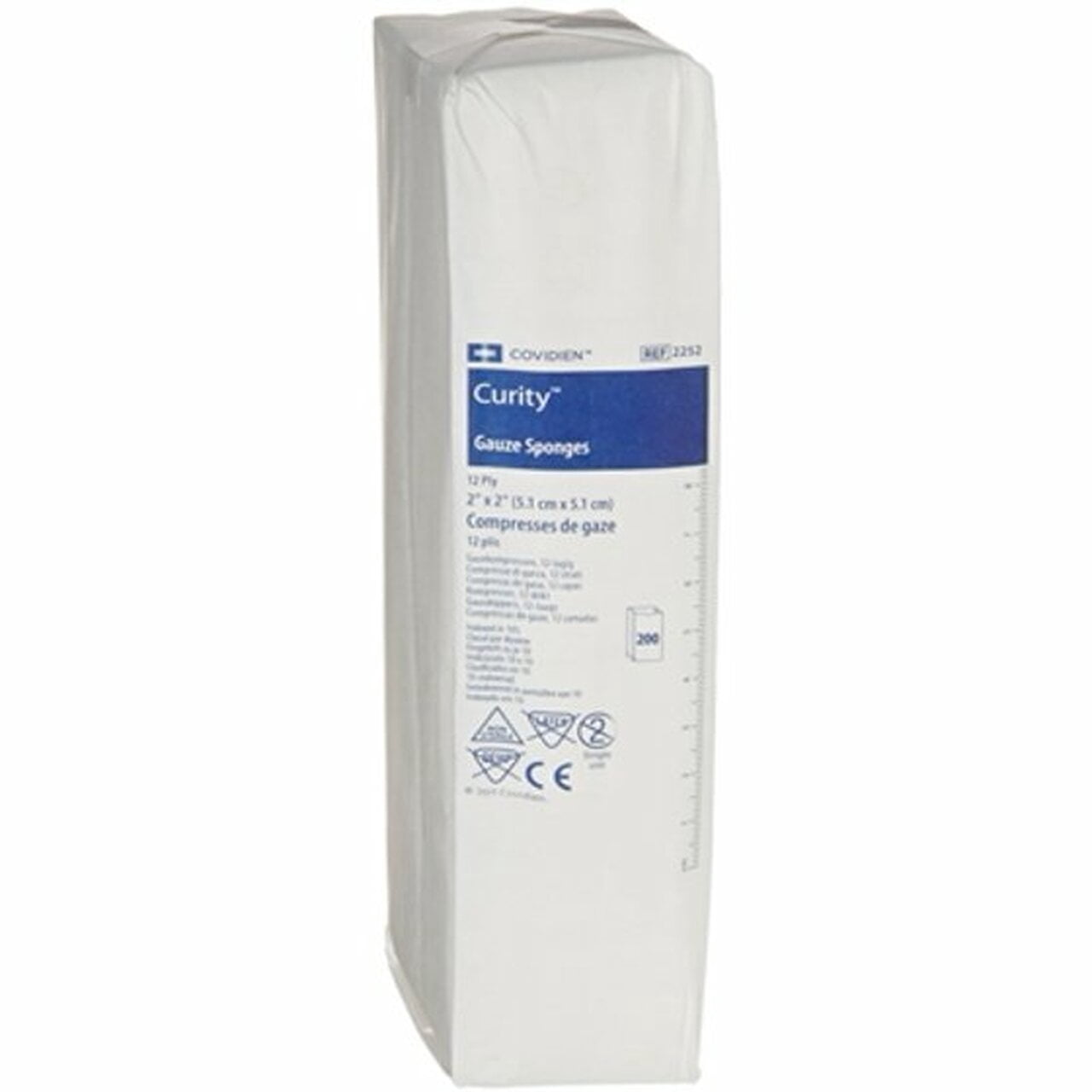 Curity USP Type VII Gauze Sponge - 2 x 2 Inch, 12-Ply, White, 8000 Count