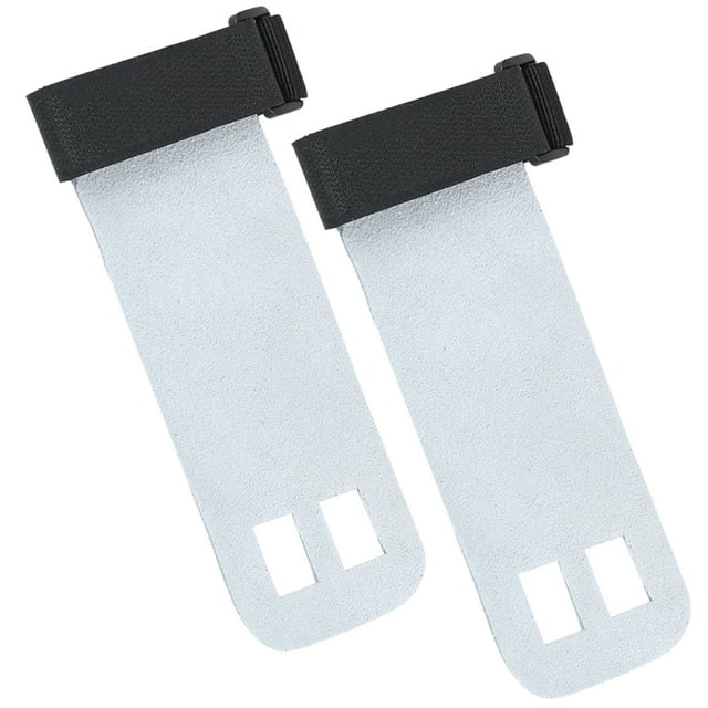 Guantes protectores de manos antideslizantes de cuero para levantamiento de pesas suministros de barras paralelas individualesGris L
