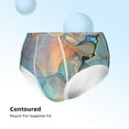 Naloa Pastel Abstract Fluid Art Boys' Briefs Underwear for Toddlers