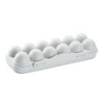 thumbnail image 3 of Bandeja para huevos para Bandeja para huevos Bandeja para huevos con tapa, soporte para huevos a prueba de polvo Caja para huevos, 3 opciones d Grey 12 Egg perfecl Soporte para huevos para refrigerador, 3 of 8