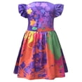 thumbnail image 3 of HAWEE Girls Magic Family Isabela Costume Flying Sleeves Fancy Dresses Birthday Party Outfits, 3 of 7