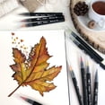 thumbnail image 4 of Ohuhu 24 Colors Professional Watercolor Brush Markers, Water-Based Drawing Pens with Blending Aqua Pen for Adult Coloring, Comic, Calligraphy, 4 of 9