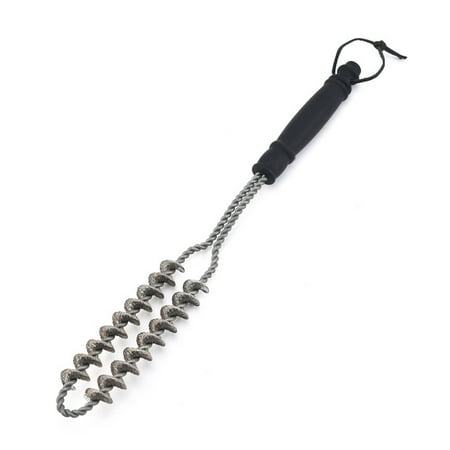 

FACEGA Grill Brush Dense Galvanized Steel Bristle Head BBQ Accessories Comfortable Handle for a Secure Grip Grill Rescue Brush 16in