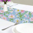 thumbnail image 4 of Yayeee Table Runner 70 inches Long Home Kitchen Dinning Party Decoration, Blue Floral, 4 of 7