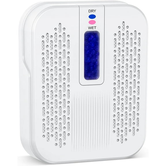 Recharable Small Dehumidifier, Portable Mini Dehumidifier for Bathroom, Highly Efficient Dehumidification, Energy Saving, Suitable Closet, Cars, Wardrobes, Bookcases
