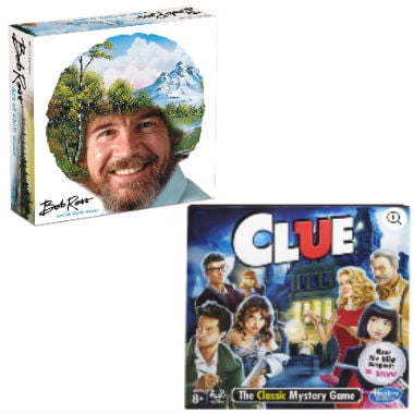Bob Ross Art Of Chill Board Game And Clue Game Bundle Walmart Com