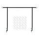 thumbnail image 4 of Soporte de barra sobre la mesa con abrazadera, fondo de fiesta de mesa, versátil, decoración, Negro, 4 of 9