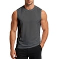 thumbnail image 4 of SRZYMJ Mens Crew Neck Tank Top Undershirt Sleeveless Casual Summer Beach Tee, 4 of 6