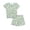 Avocado, variant on Arshiner Girls 2-Piece Tie Dye Pajamas Set Trendy Lounge Set Kids Sleepwear