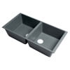 thumbnail image 4 of ALFI brand AB3420UM-T Titanium 34" Undermount Double Bowl Granite Composite Kitchen Sink, 4 of 9