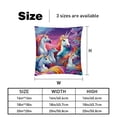 thumbnail image 5 of Robot Unicorn Attack Luxurious Velvet Decorative Pillows Covers - Set of 2 Throw Pillow Covers for Chair, Unique Patterns, 16x16, 18x18, 20x20 Inches for Any Occasion, 5 of 6