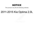 thumbnail image 2 of Transit Auto Front Disc Brake Rotors and Semi-Metallic Pads Kit for Car 2011-2015 Kia Optima 2.0L K8S-100608, 2 of 11