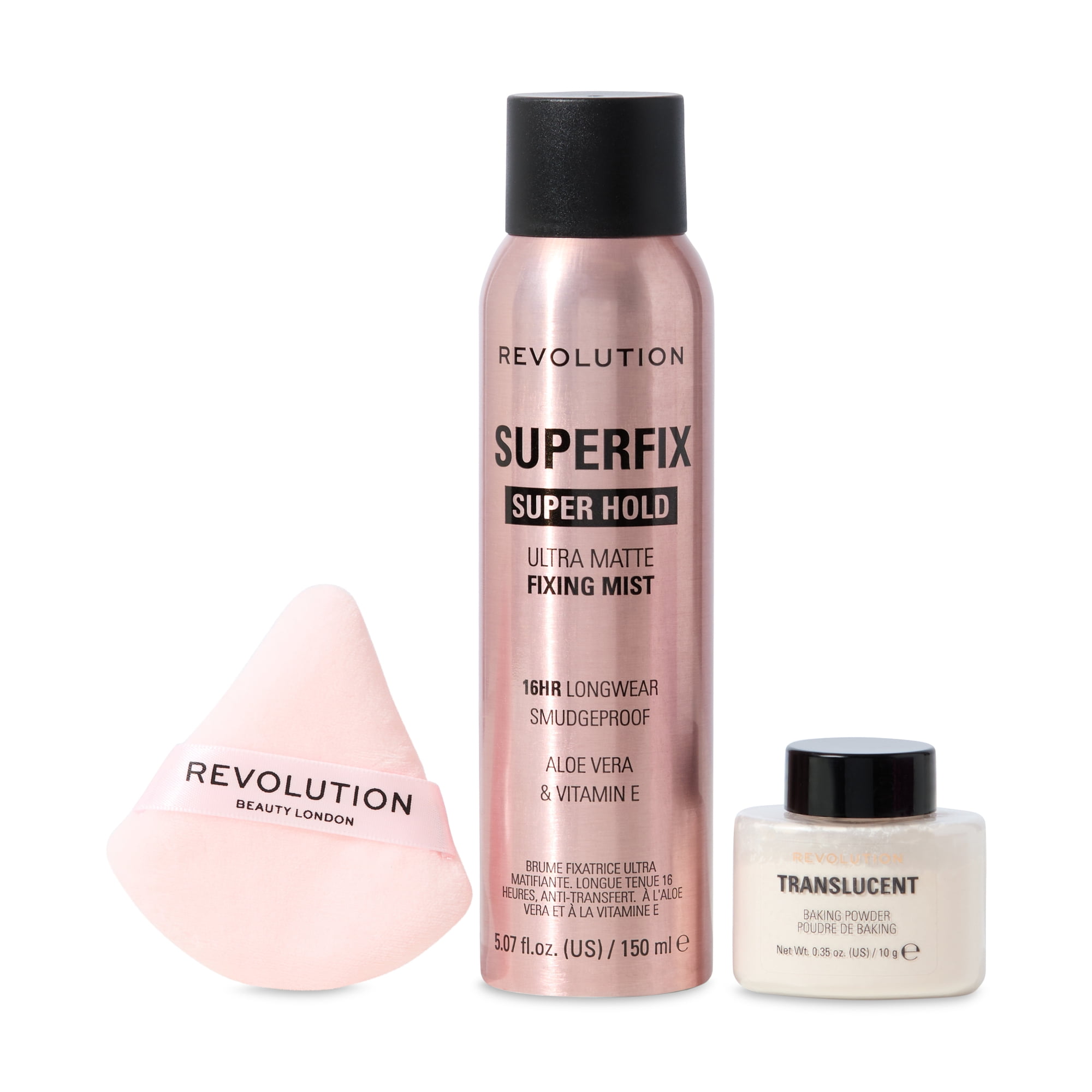 Revolution Superstar Bake & Set Makeup Set, 2 Piece Holiday Gift Set
