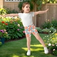 thumbnail image 6 of joogoo Elegant Tropical Floral-p5 Girls Lined Shorts Bike Dance Bottoms 5T, 6 of 7