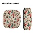 thumbnail image 2 of POLERO Christmas Walker Seat Covers, Adjustable Backrest Covers Rollator Seat Cover for Neighborhoods, Polyester Fabric Durable Rollator Walker Cover, 2 of 10