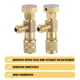 thumbnail image 4 of Kenally Adaptador de aire acondicionado R410a, accesorio de manguera de carga ligera macho/hembra de 1/4 5/16 pulgadas, accesorios de Vehículos, repuestos y accesorios Mis, 4 of 6