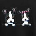 thumbnail image 3 of CafePress - Kiniart Boston Terrier Women's Dark Pajamas - Women's Short Sleeve Print T-Shirt and Pants Dark Cotton Pajama Set, 3 of 7