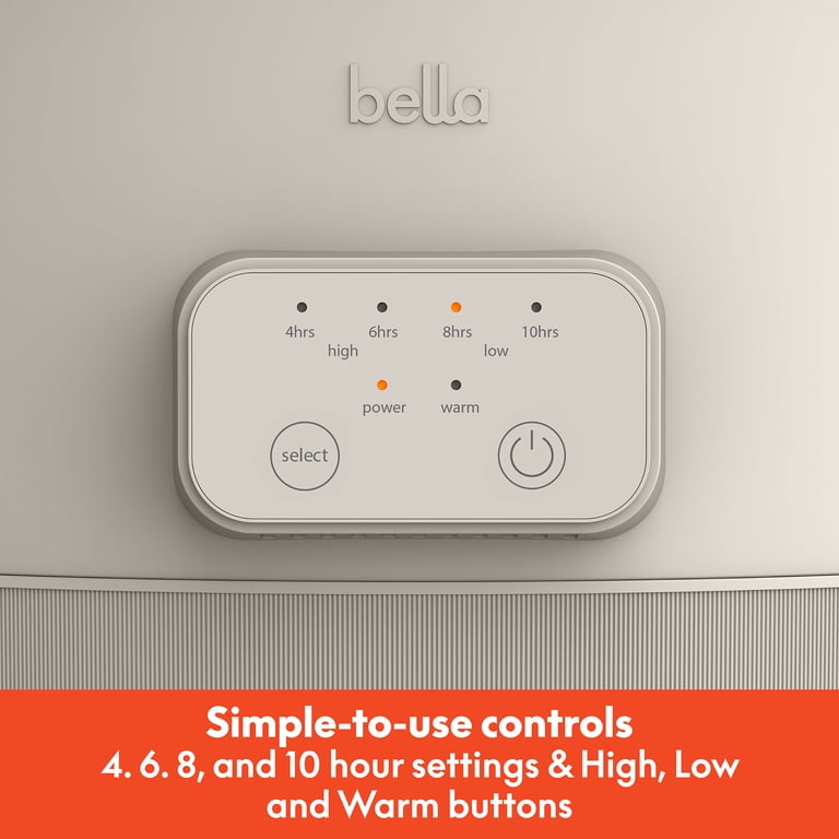Bella 6-Qt Digital Programmable Slow Cooker with Ceramic Nonstick photo 5