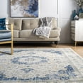 thumbnail image 5 of nuLOOM Paisley Verona Vintage Persian Runner Rug, 2' 6" x 10', Blue, 5 of 9