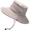 thumbnail image 3 of CoCopeaunts Large Bucket Hat for Men Big Brim Anti-UV Fishing Cap Breathable Mesh Fisherman Hat with Adjustable Chin Strap, 3 of 8