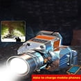 thumbnail image 1 of Linterna Frontal Led Recargable, Brillo de Largo Alcance, Haz de Enfoque Ajustable, Ideal para Pesca, Camping y Senderismo, Manos Libres, Diseño Resistente Al Agua, Paquete de 1, 1 of 5
