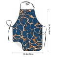 thumbnail image 2 of Fuzoiu Giraffe Skin Print Kitchen Cooking Aprons,Kitchen Cooking BBQ Aprons,Chef Apron with 2 Pockets for Men Women,Art Aprons for Painting Pottery Ceramics, 2 of 7